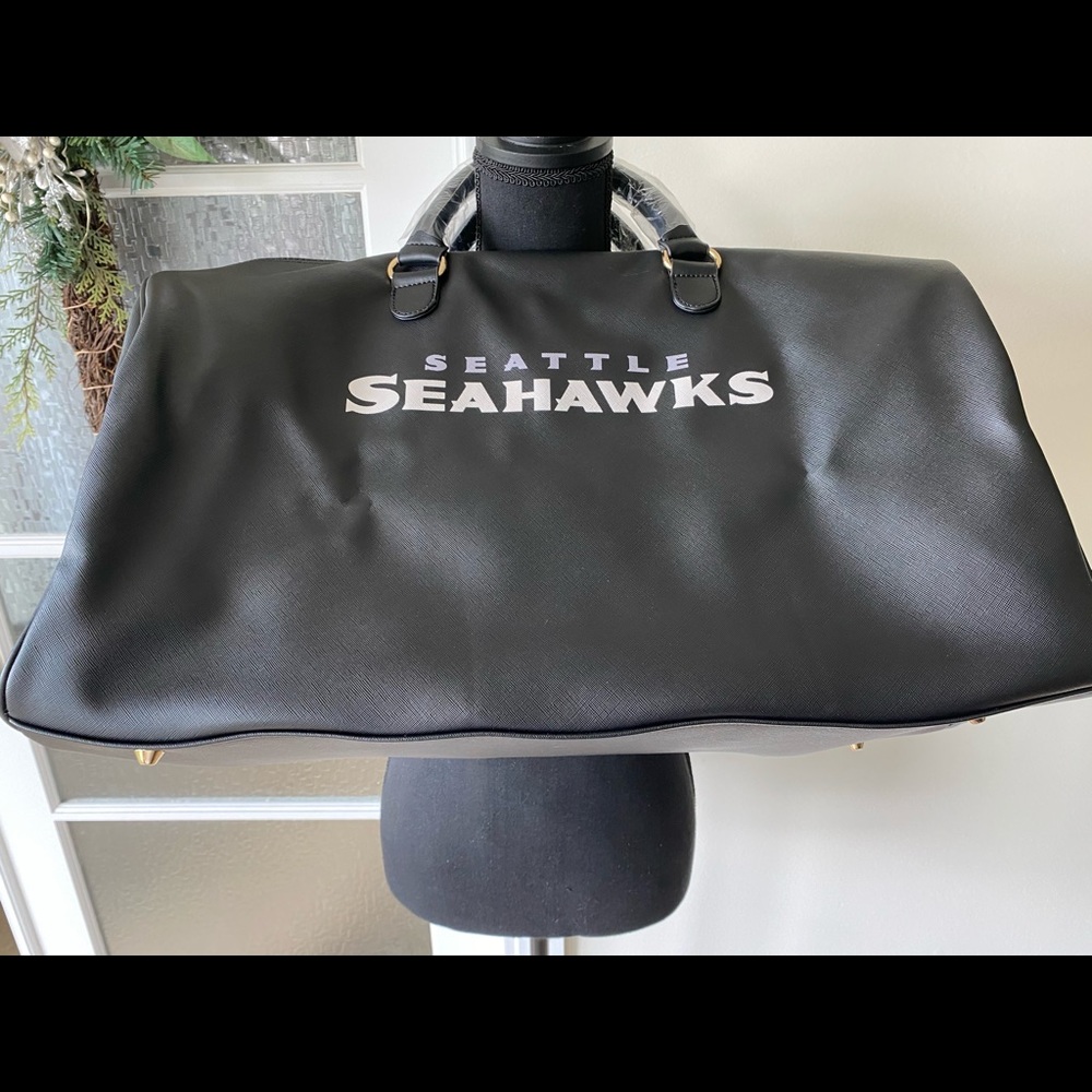 COPY - Seattle Seahawks  Faux Leather Unisex Duffle Bag